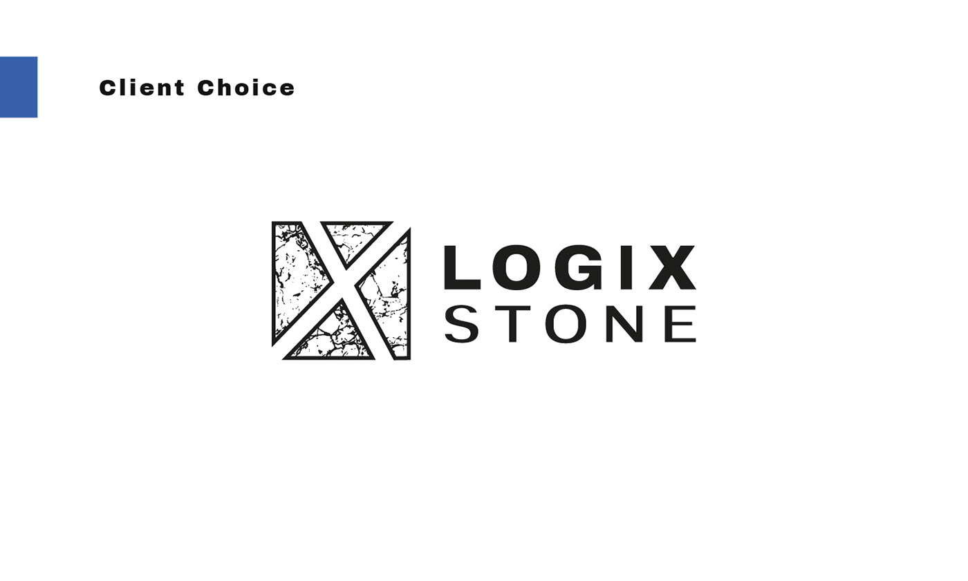 logo branding  design agency Marble stone Advertising  brand identity Logo Design marketing  