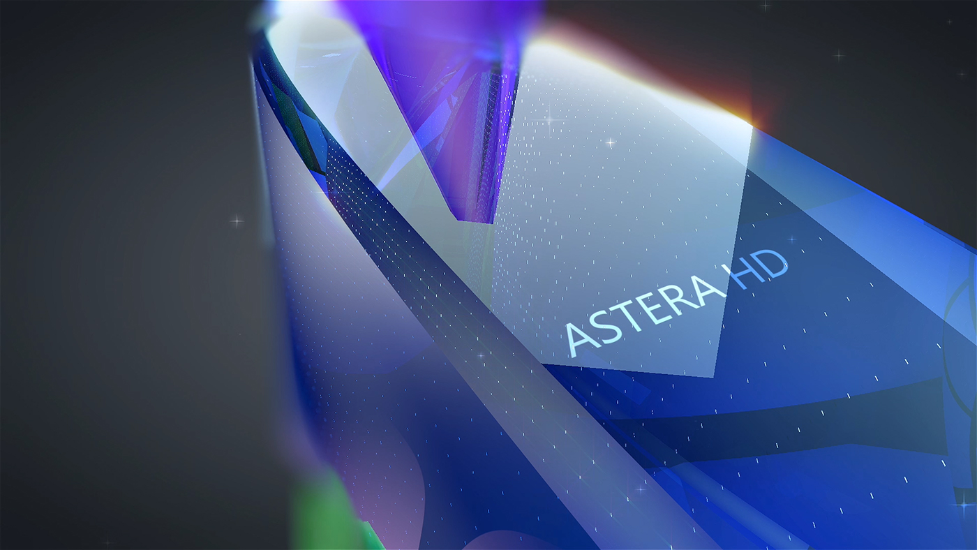 astera tv package MotionGraph logo concept Ident design tv star hd chhanel