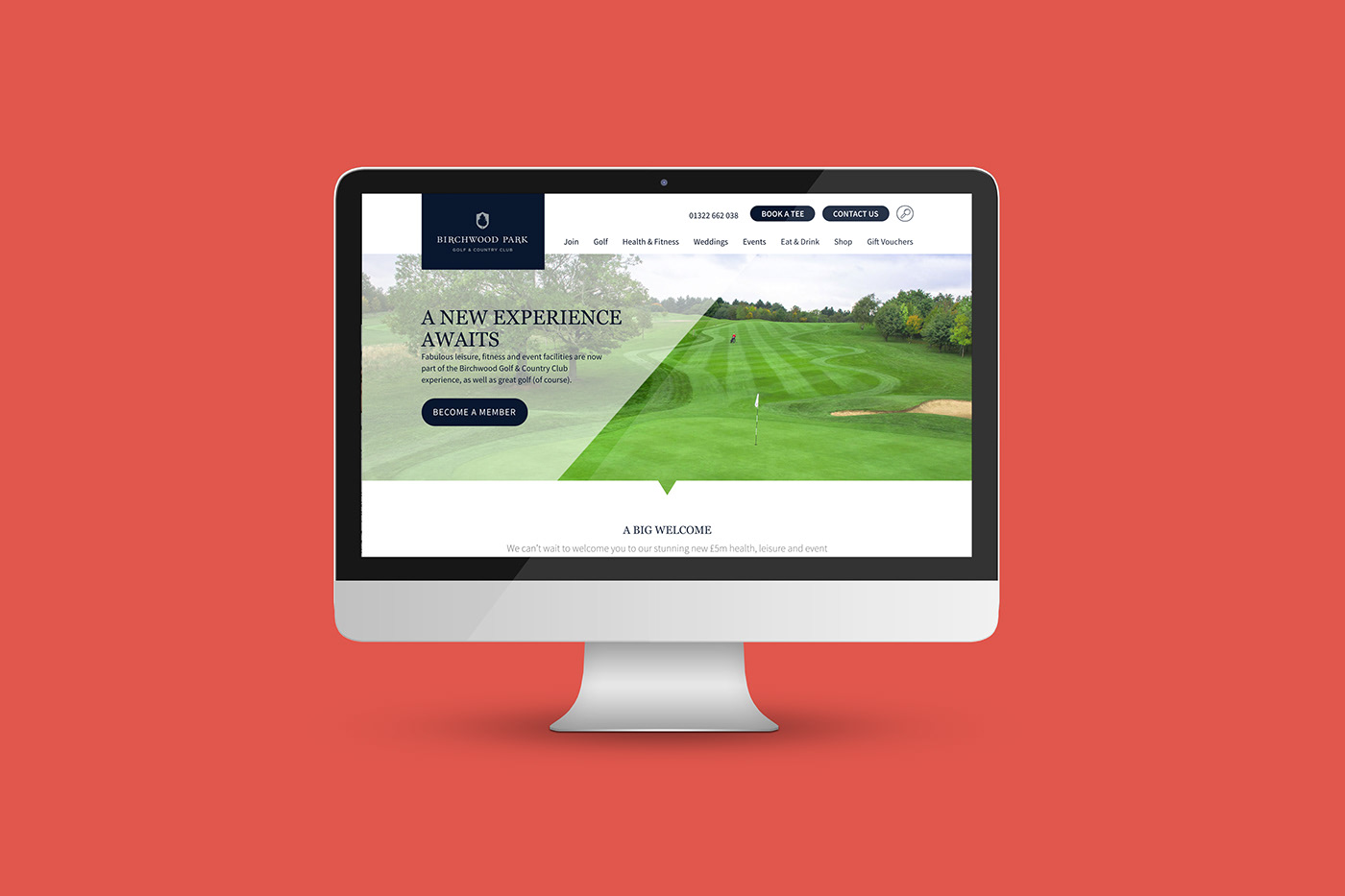 golf Website ux UI
