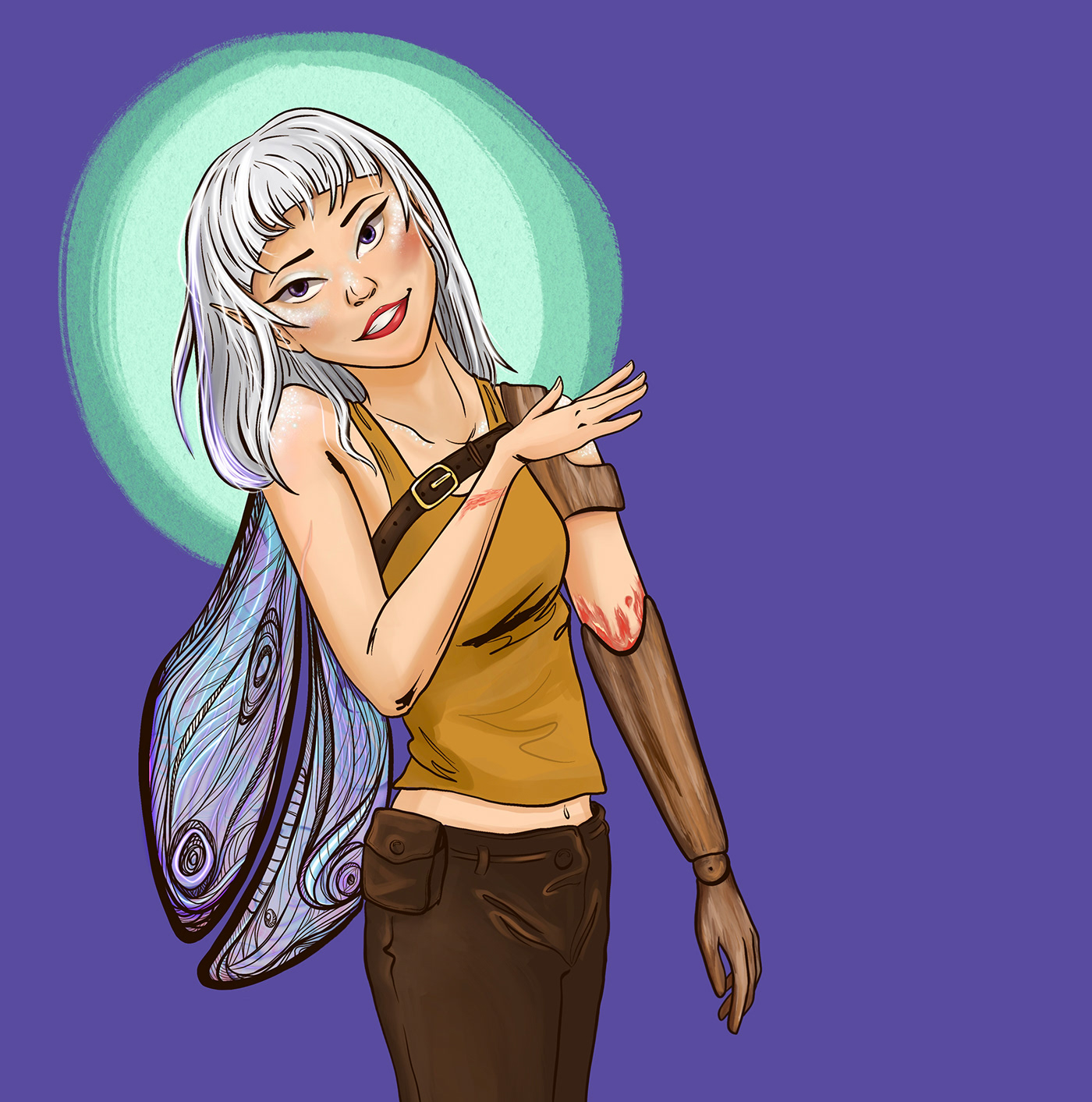 Character design  Digital Art  fairy fantasy original character