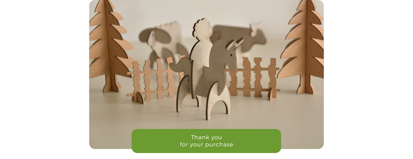 cardboad toy circular farm animal digital design Sustainable recycle play