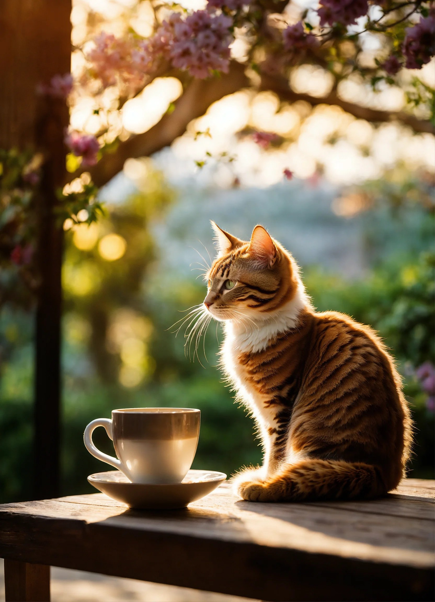 Cat MORNING relax relationship mindset Coffee kindness activity cooperation positivity Enthusiasm motivation tolerance attention Optimism compassion vitality communication inspiration care encouragement