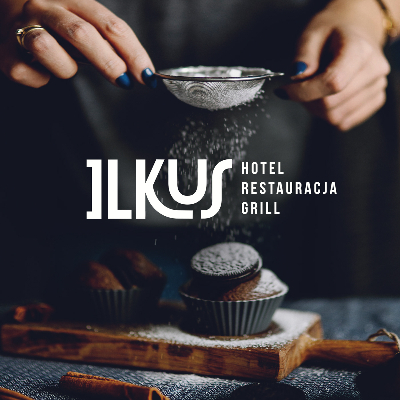 Food  grill hotel identyfikacja key visual logo logotyp restauracja