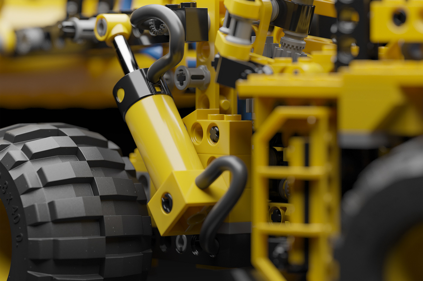 LEGO 3D rendering technic CGI Render c4d corona product visualization