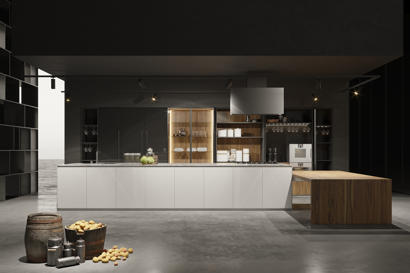 3dsmax archiviz Catalogue CGI coronarenderer interiordesign kitchen Render