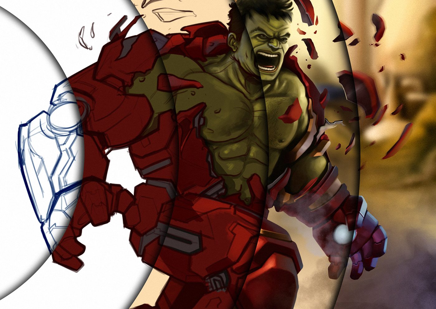 Avengers Infinity war Hulk hulkbuster marvel iron man