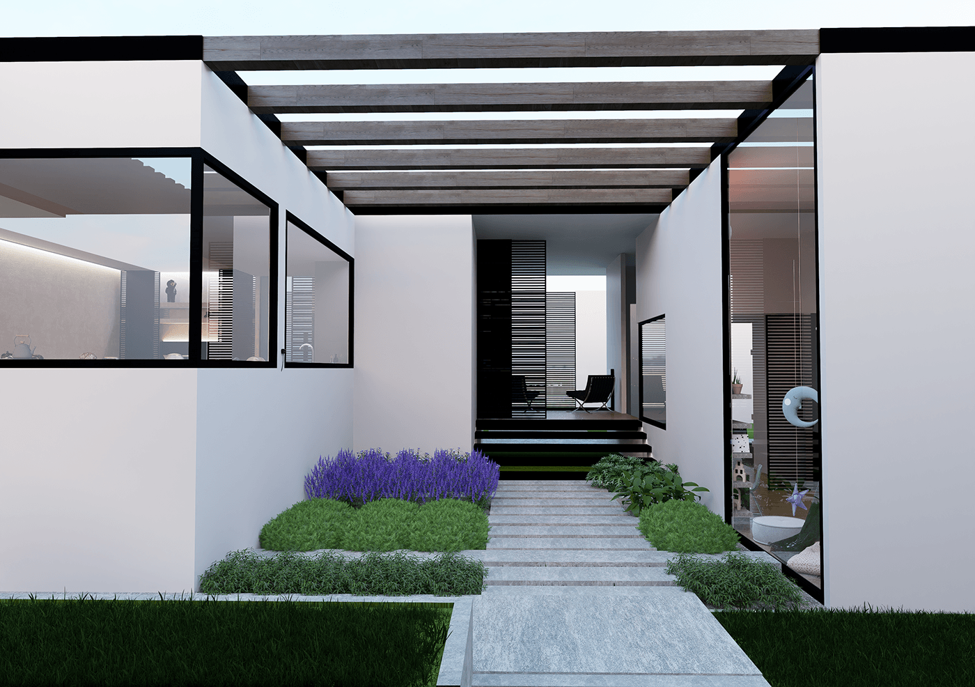 Render architecture planos modelado 3d interior design  Residencial 3D home furniture design  industrial