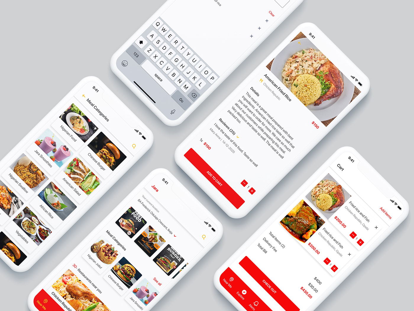 Delivery App Design food delivery app Mobile app mobile app design ui design UX design