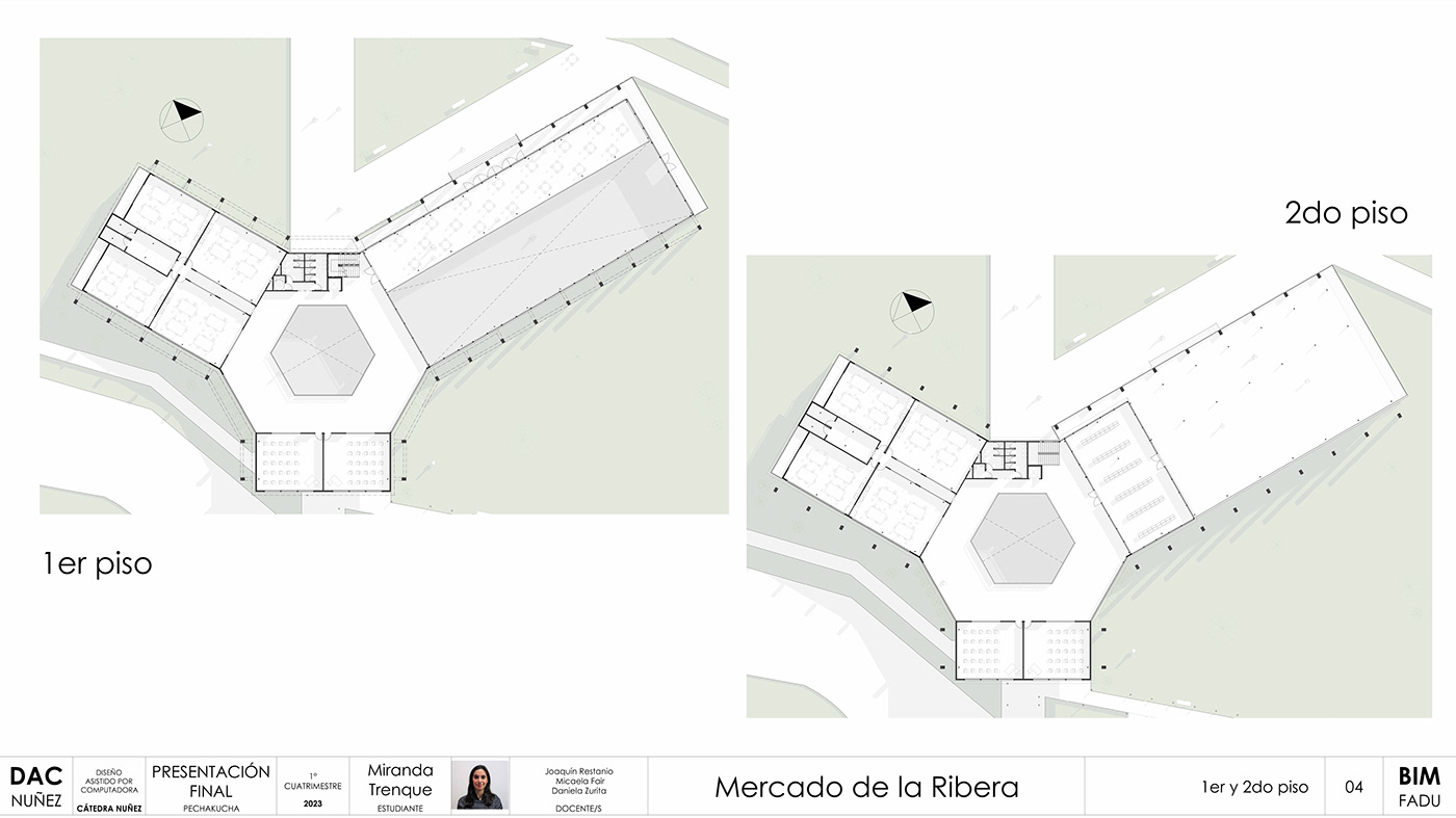 proyecto revit architecture Render arquitectura uba fadu Mercado farmers market