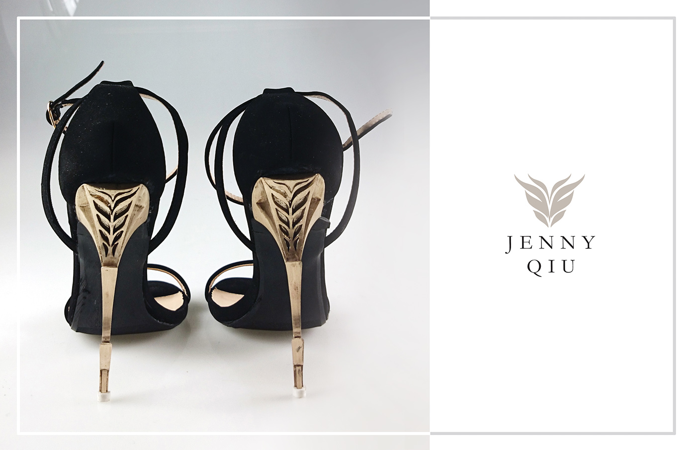 shoe design Investment casting bronze stilettos high heels Sandals footwear