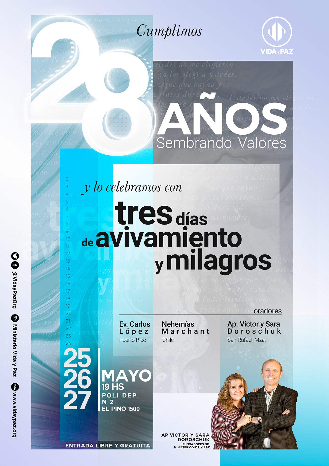 flyer afiche poster Evengelio Iglesia