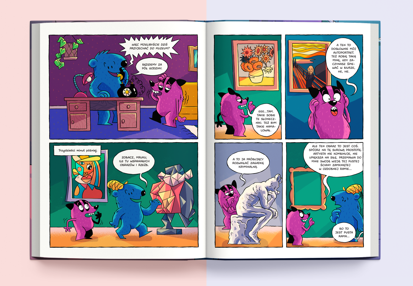 Kultura Gniewu miś zbyś komiks komiks dla dzieci ilustrator rysownik komiksów