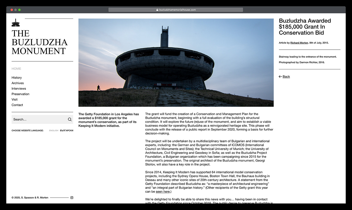 Adobe XD bulgaria buzludzha monument socialist art ussr Web Design  Brutalism modernism architecture
