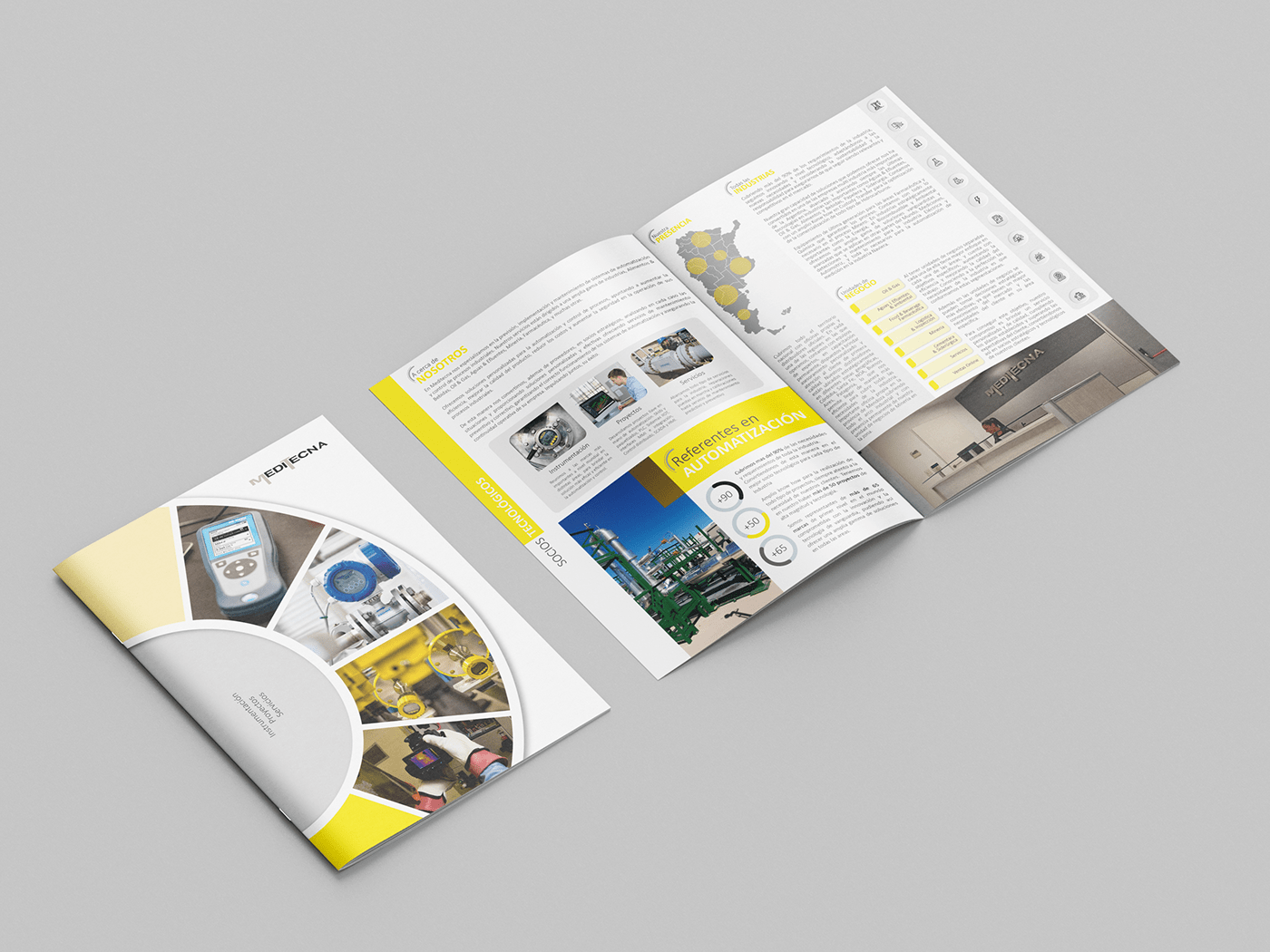 brochure brand identity design folleto triptico diseño magazine