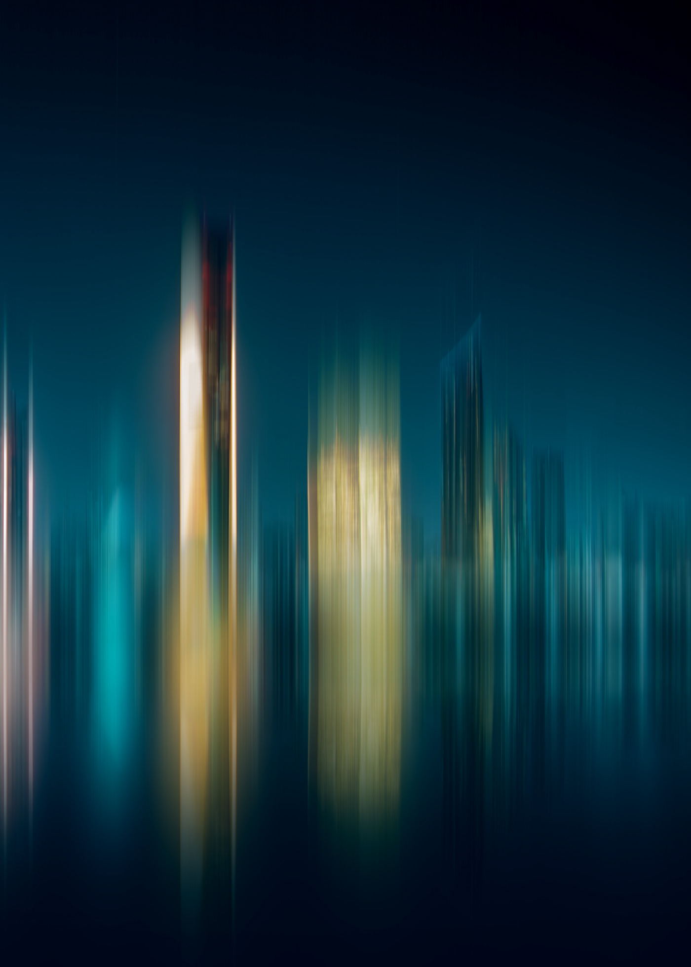 abstract city cityscape frames inspiration lights night skyline skyscrapers wallpaper