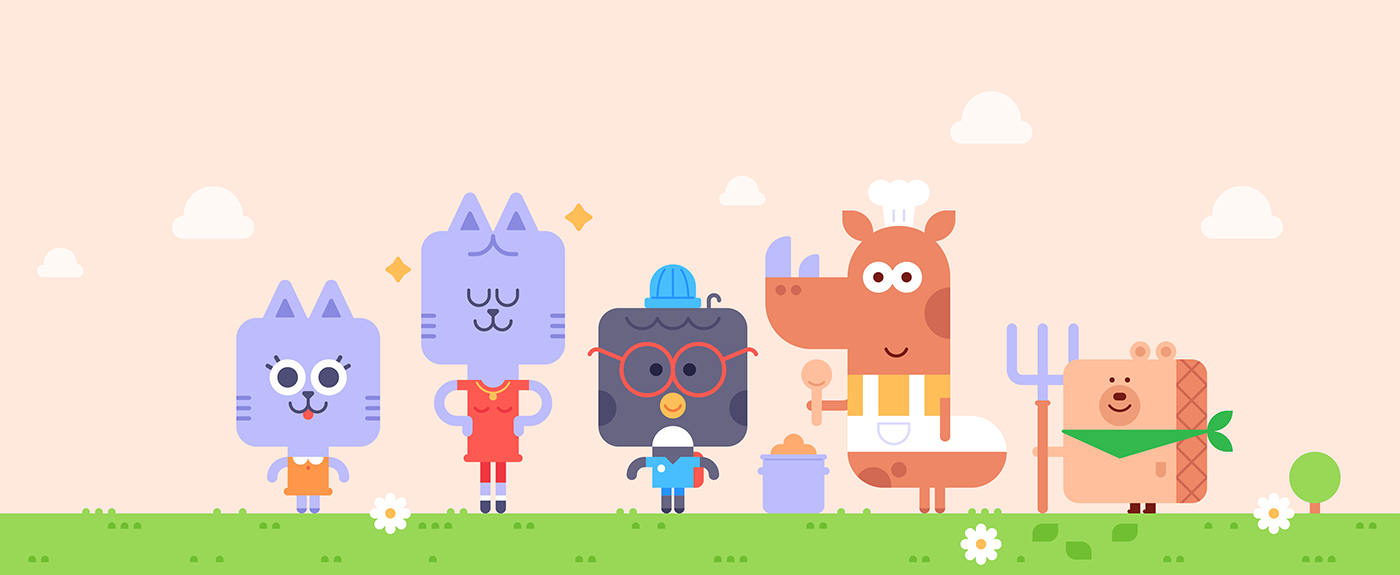 animation  Character design  cute ILLUSTRATION  kids vector