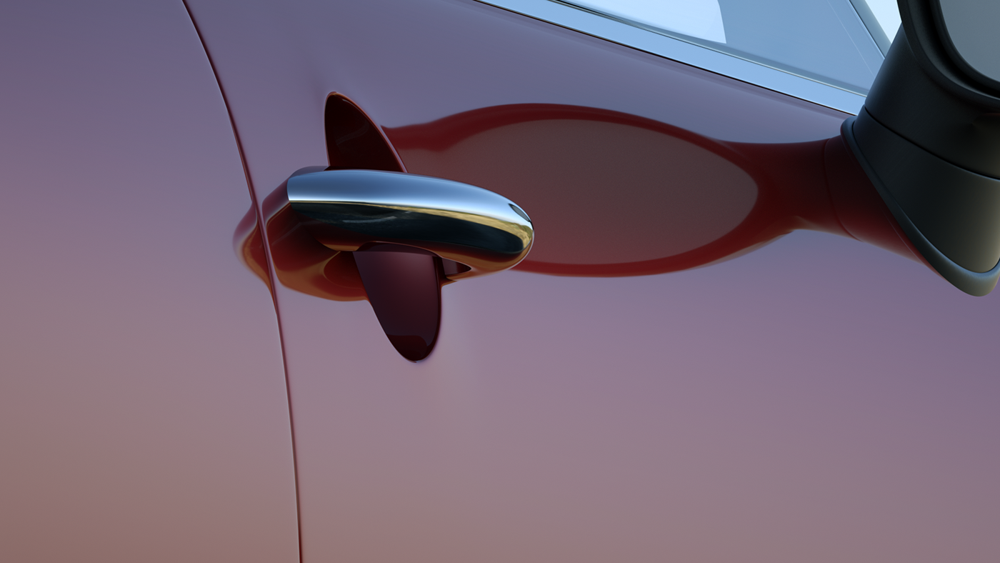 3D HUD MINI BMW xparticles octane road car UI/UX flare