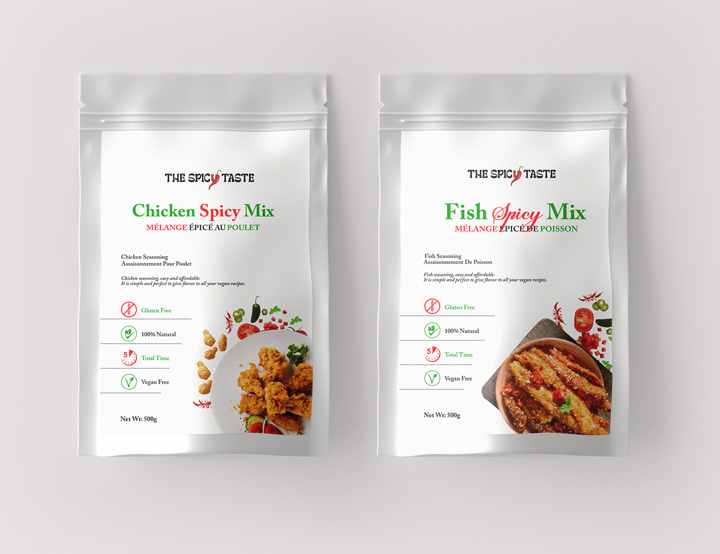 chef spices Packaging design fish fishing seasoning Food  spicy logo
