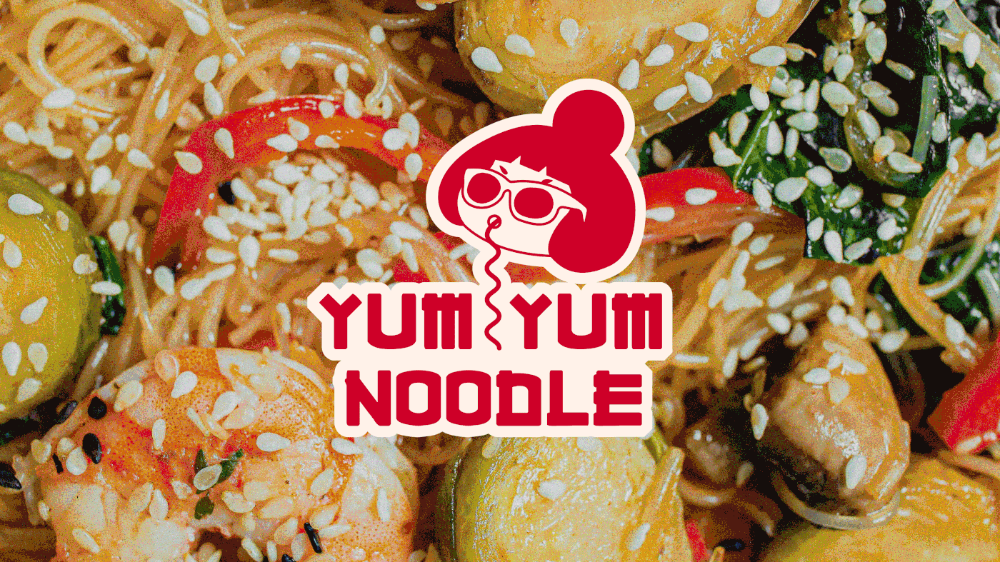 logo Logo Design brand identity branding  Graphic Designer visual identity graphic design  noodles Food  identity
