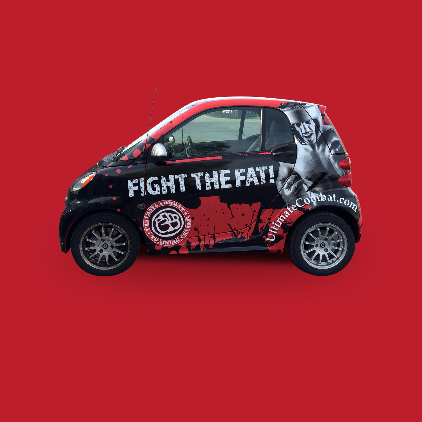 Vehicle Wrap advertising wrap Vehicle Graphics uctc Boxing muay thai Salt Lake City utah