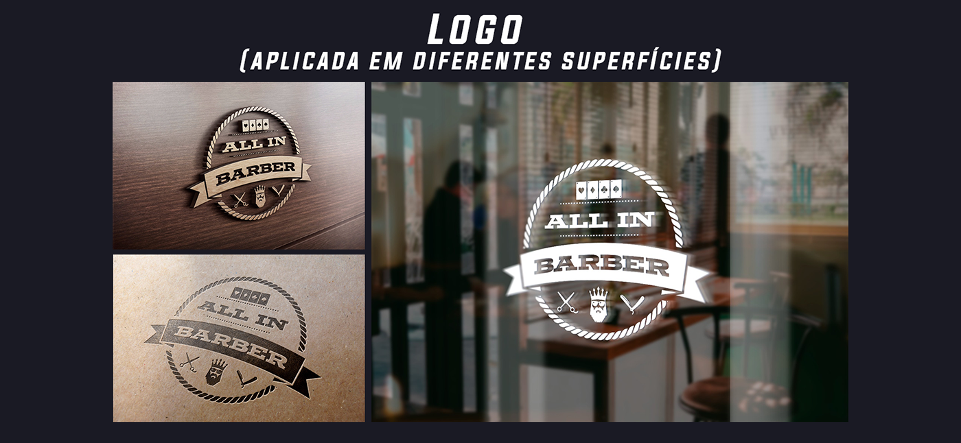 Poker photoshop logo Illustrator adobe Photography  sport barber shop barber