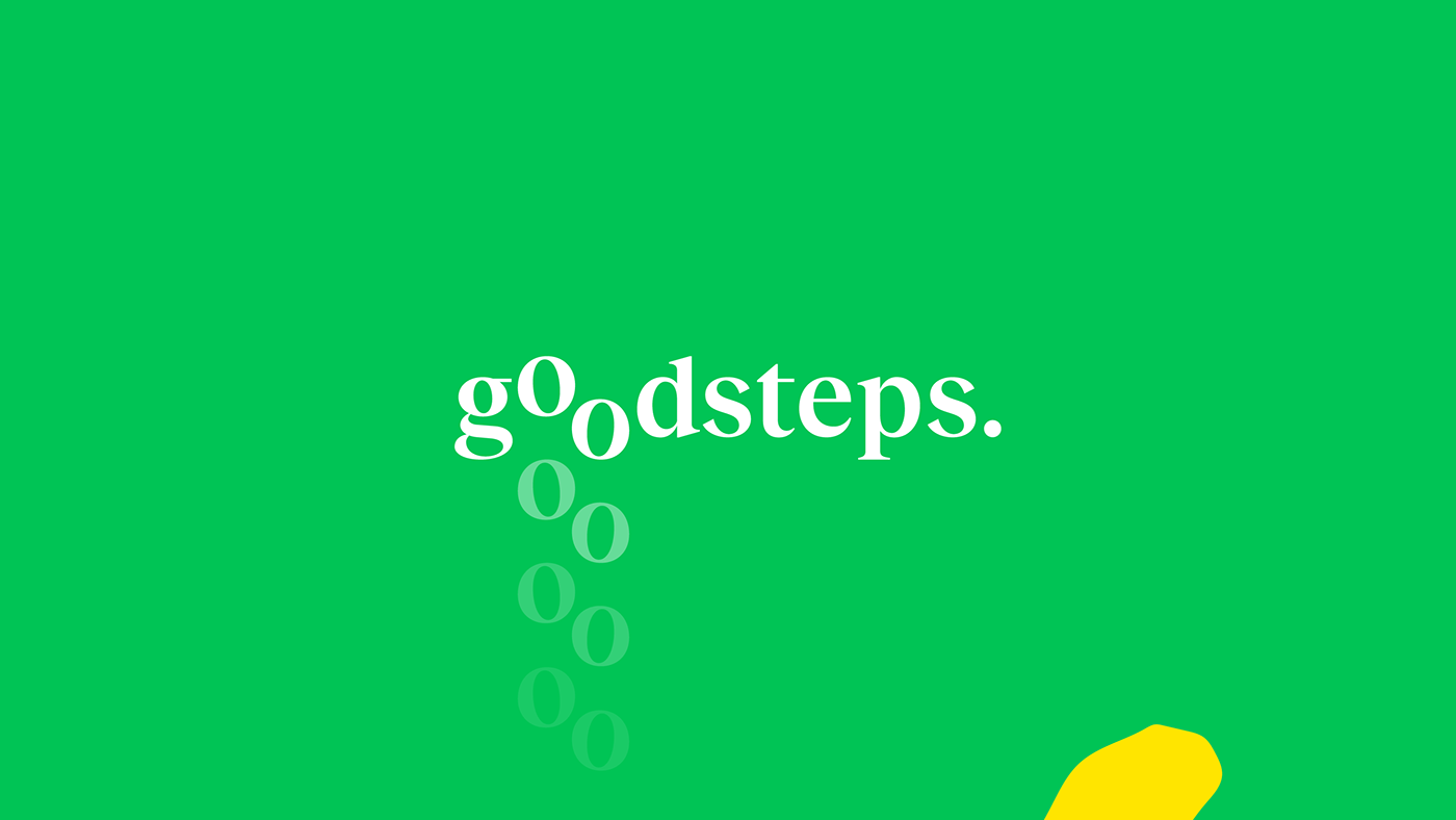 branding  Good identity logo nordic walking poland steps visual identity