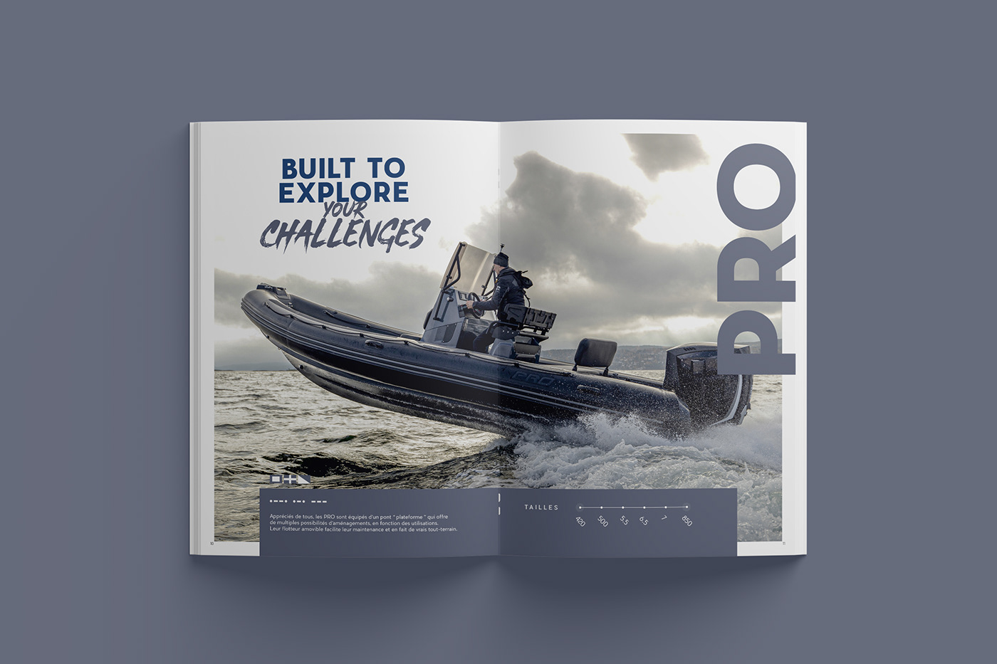 boat brand Catalogue design edition identité visuelle magazine marque Ocean universe