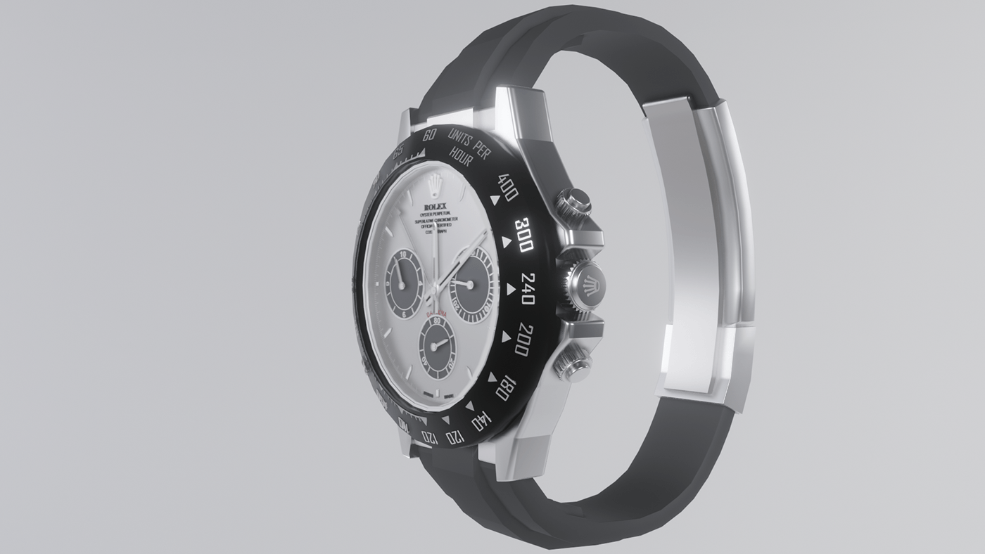 clock watch time art concept 3d modeling blender 3D Render modern