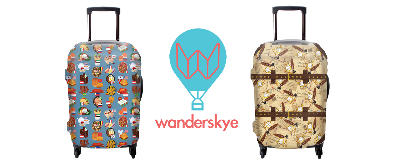 Travel adventure luggage cover wanderskye wanderskyeph Foods Sweets vintage