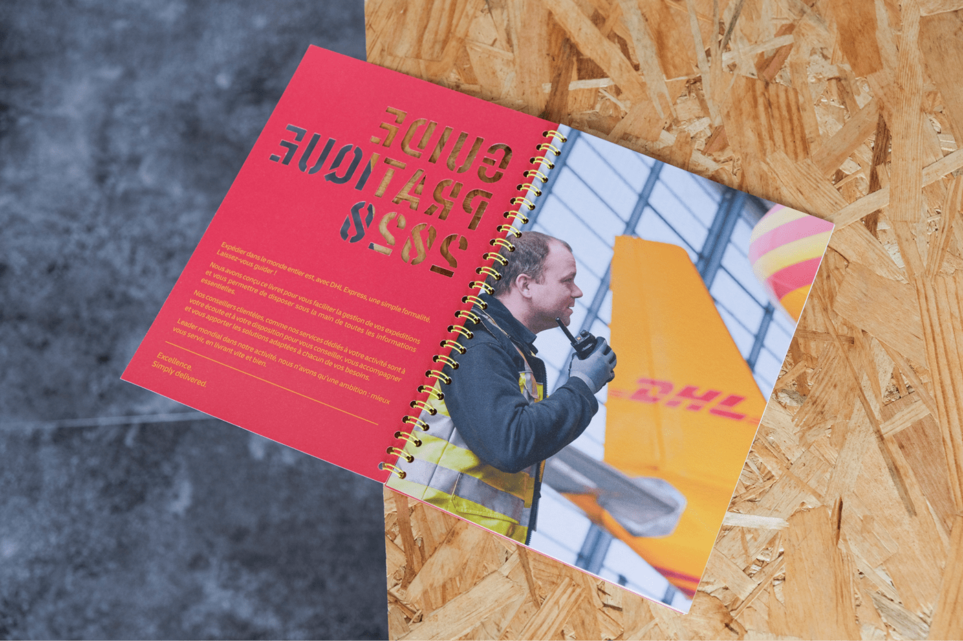 brochure catalog cutout design editorial marketing   paper print red yellow