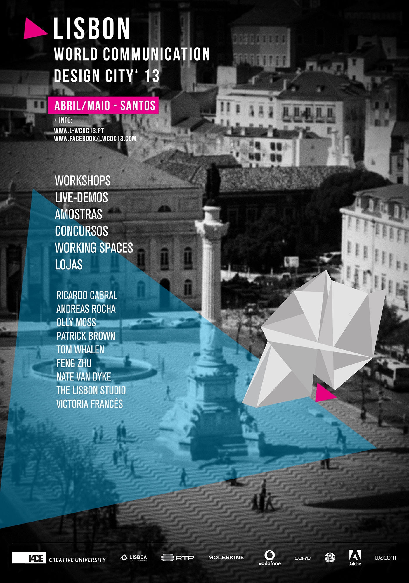 poster Lisbon World Communication design city