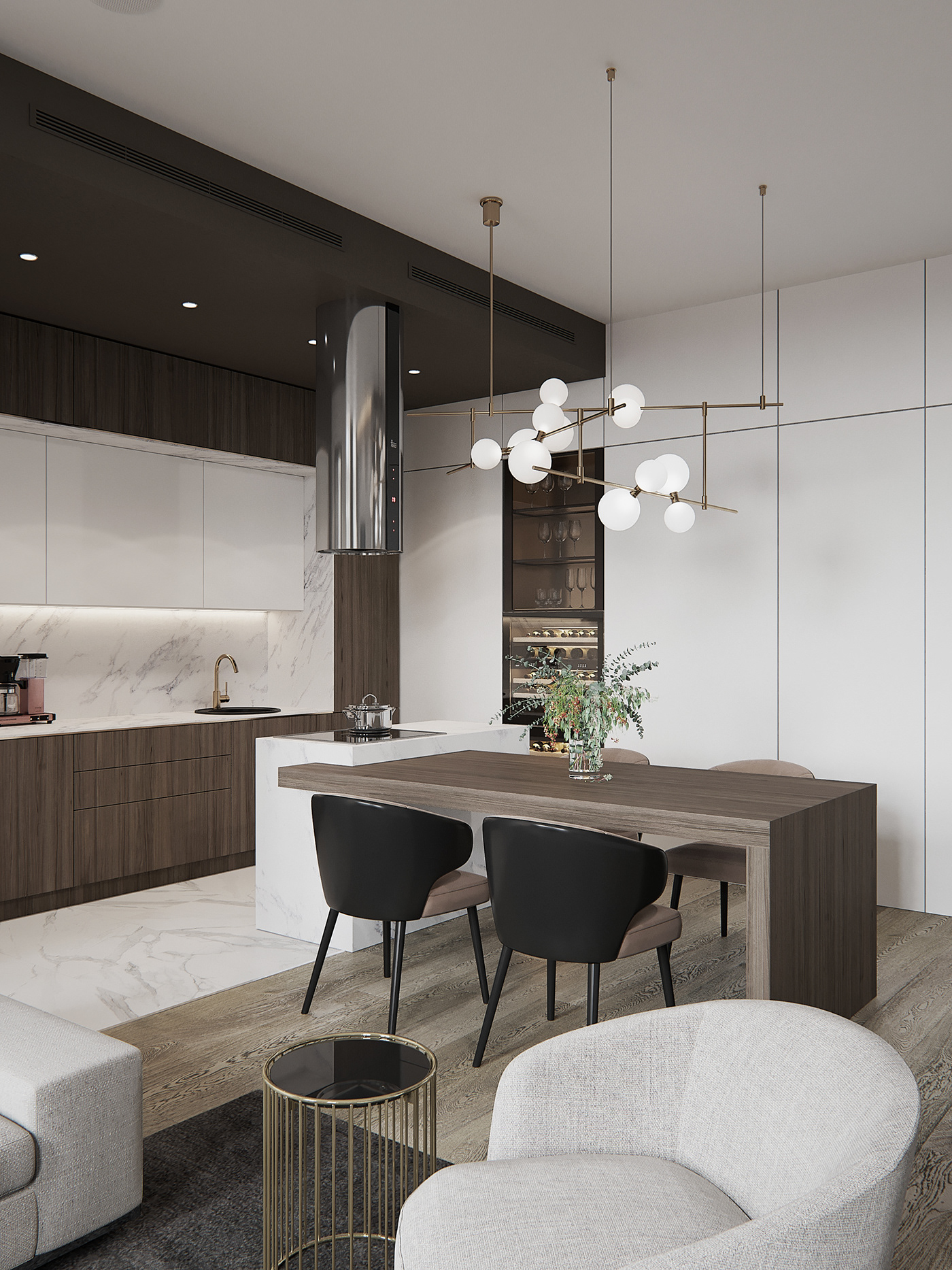 Pechatnikov печатников vizu ganzha design visualization Render coronarenderer Interior