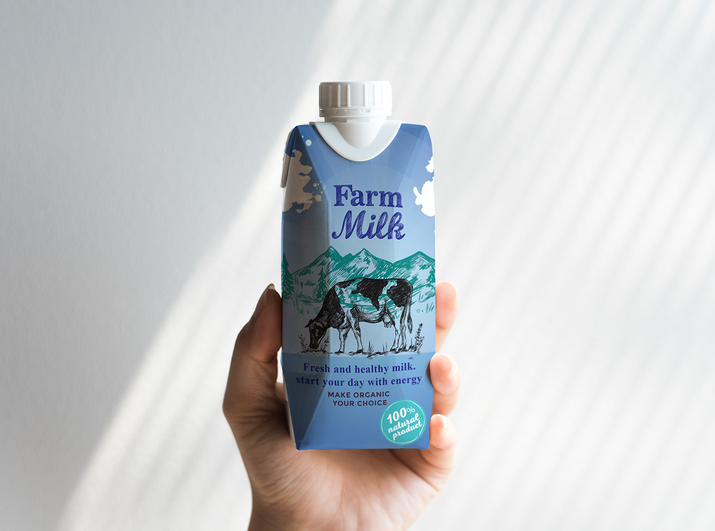Packaging product design  packaging design package design milk milk packaging Milk Packaging design Fresh Milk packagingdesign
