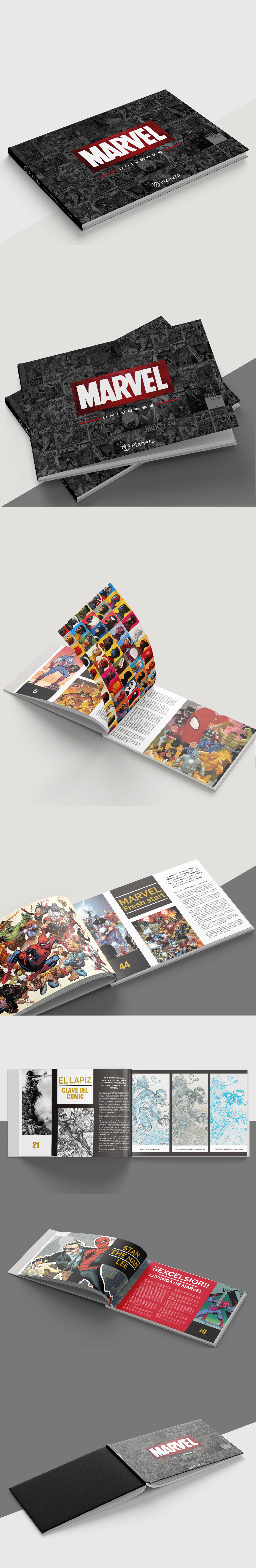 editorial book libro diagramación design editorialdesing graphicdesign brochure marvel marvelcomic