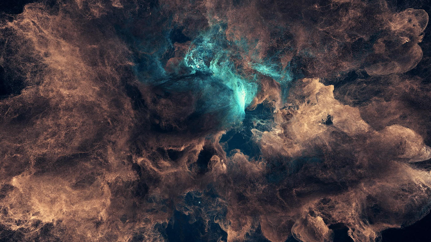 houdini sidefx Render 3D nebula dark