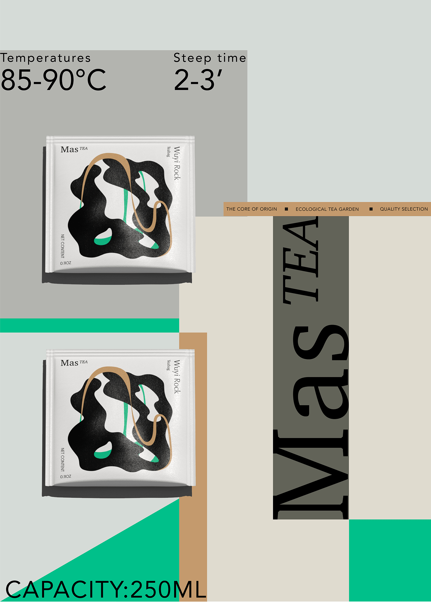 artwork graphic packaging design tea