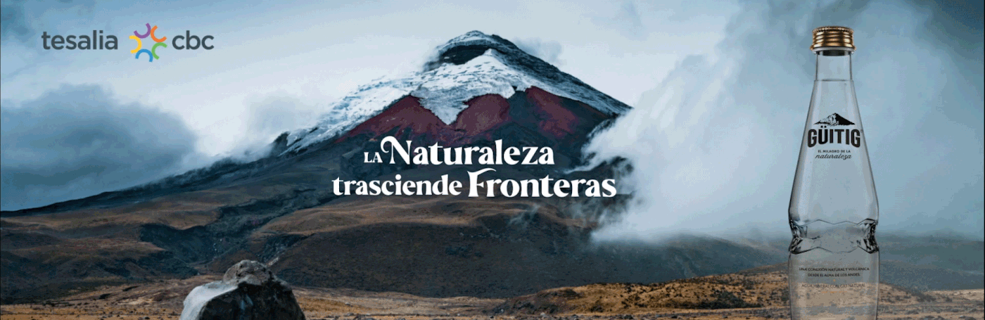 water Advertising  Cotopaxi Nature volcano animation  cinemagraph Ecuador Digital Art  art direction 