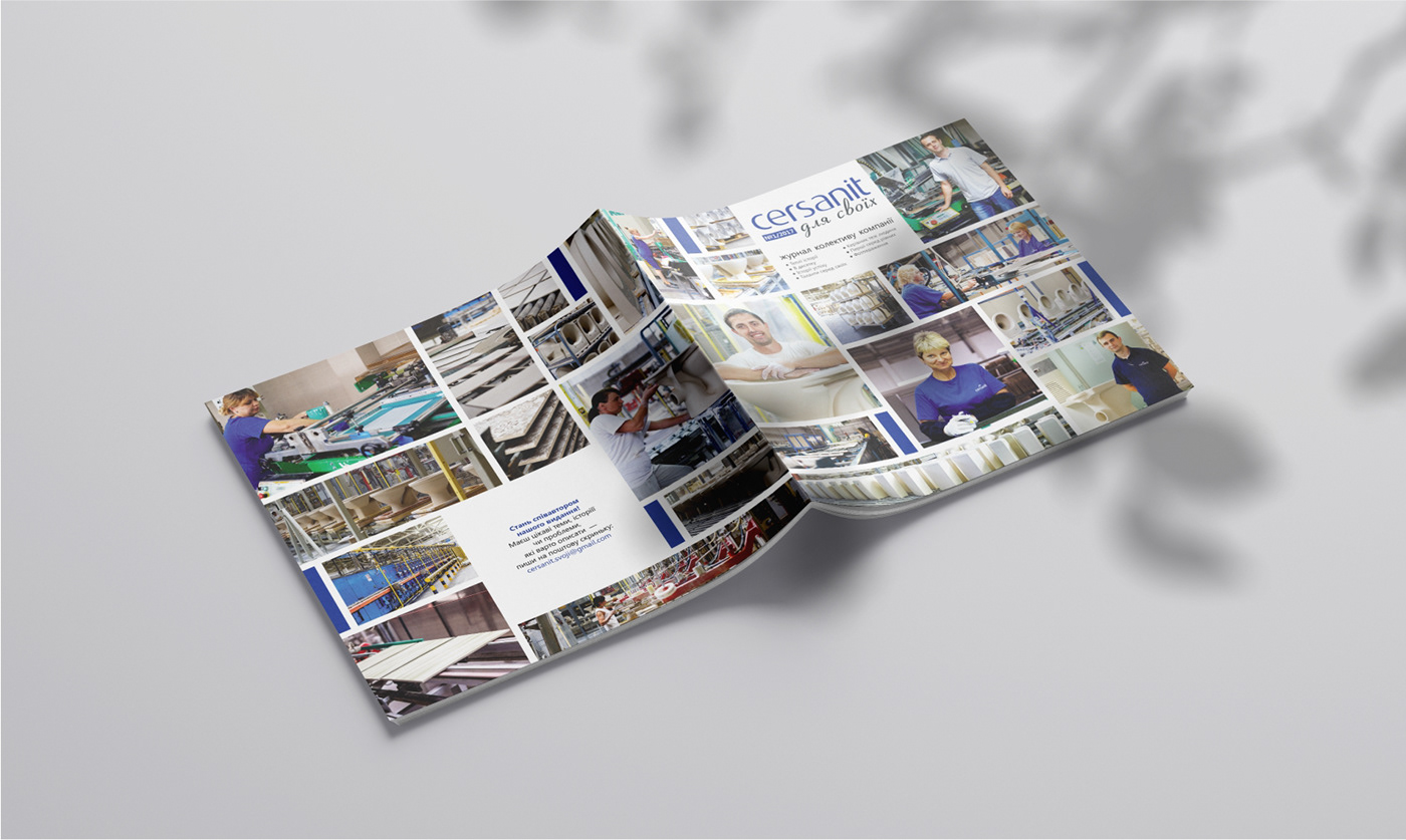 brochure Corporate Design design editorial graphic design  magazine Magazine design