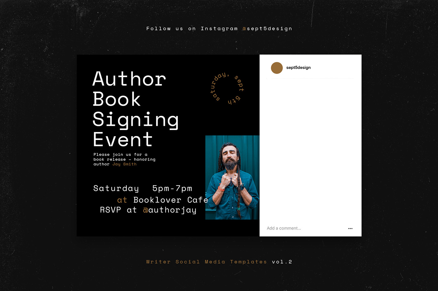 authors book design Creative Writers Instagram Templates Poetry  poetry design poets Quote template social media templates writers
