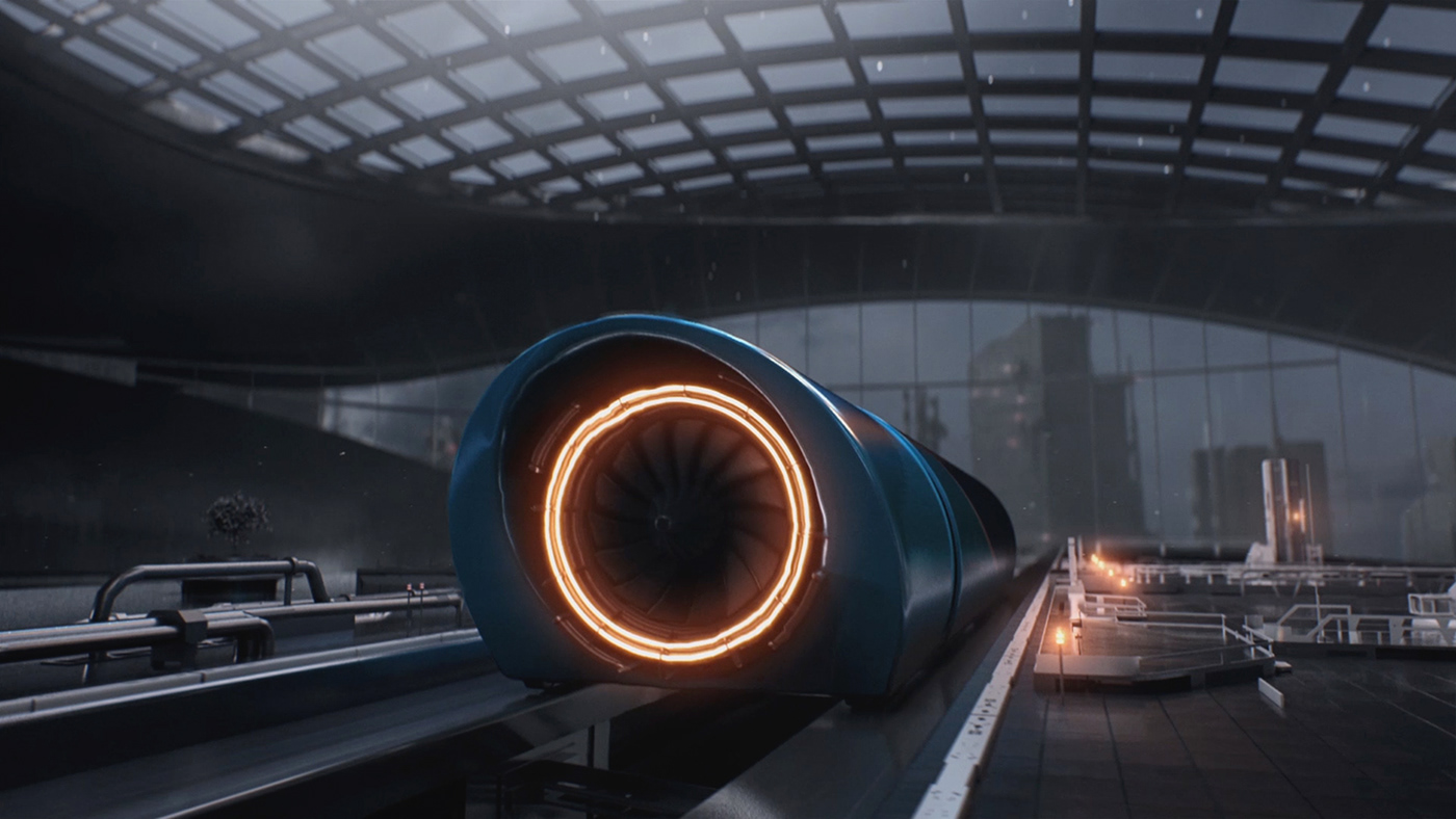 dubai dubaitv future futuristic hyperloop modern STATION train UAE