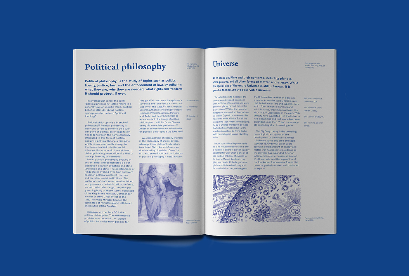blue book editorial italo calvino Layout Links multiplicity typography   Wikipedia writing 