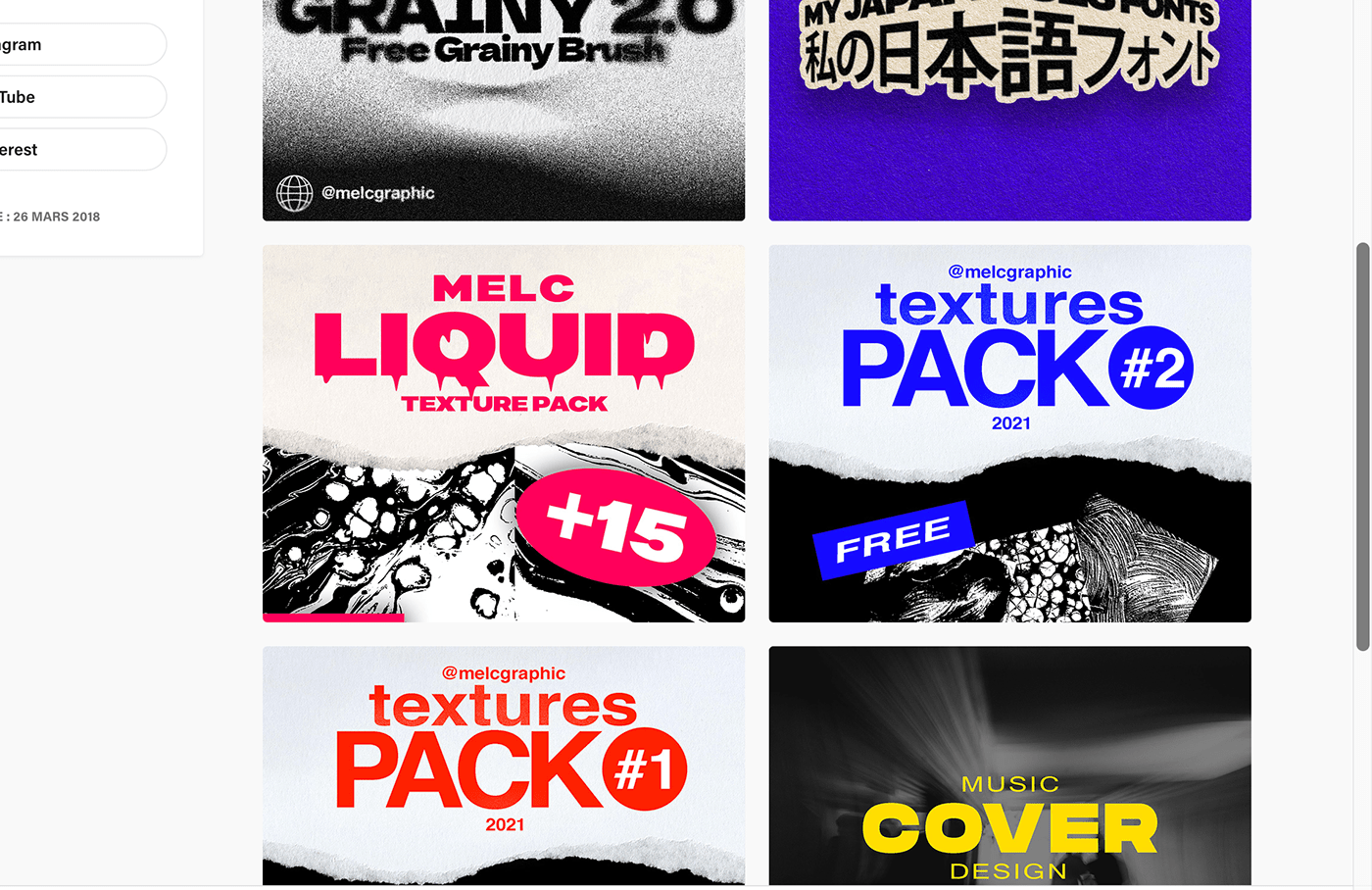 brush font free free textures grain Handlettering handmade ressources texture textures