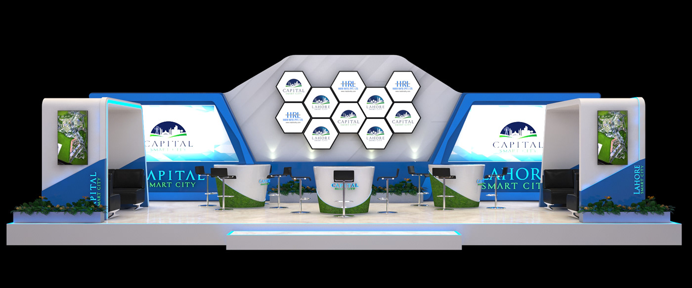 architecture booth corporate Event Exhibition Booth Exhibition Design  marketing   modern Stall Design visualization