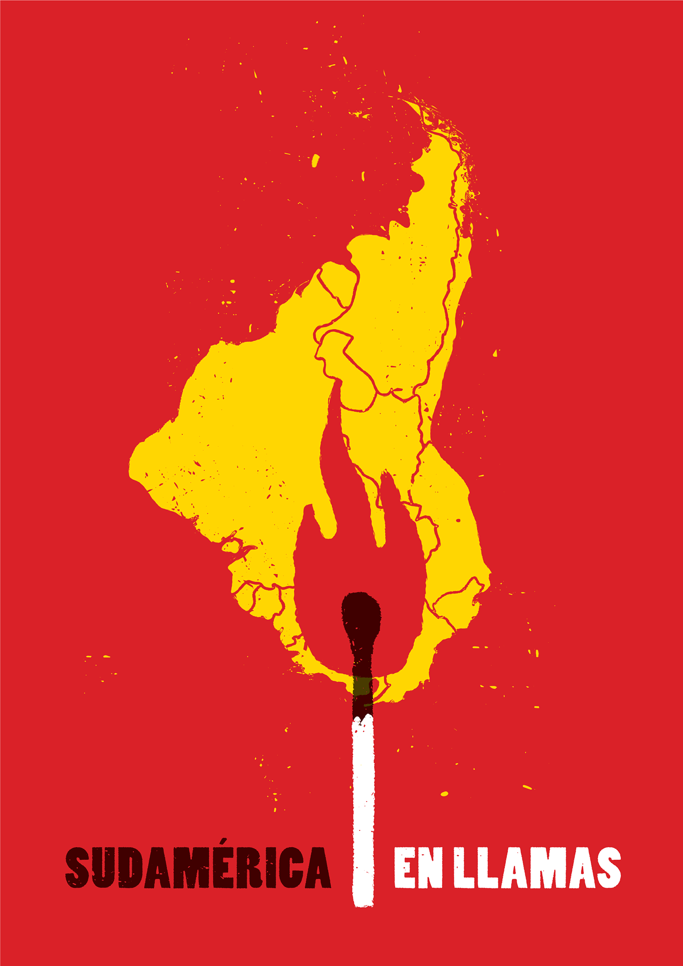 afiche Amazon amazonia climate change environment fire fuego poster South America sudamerica
