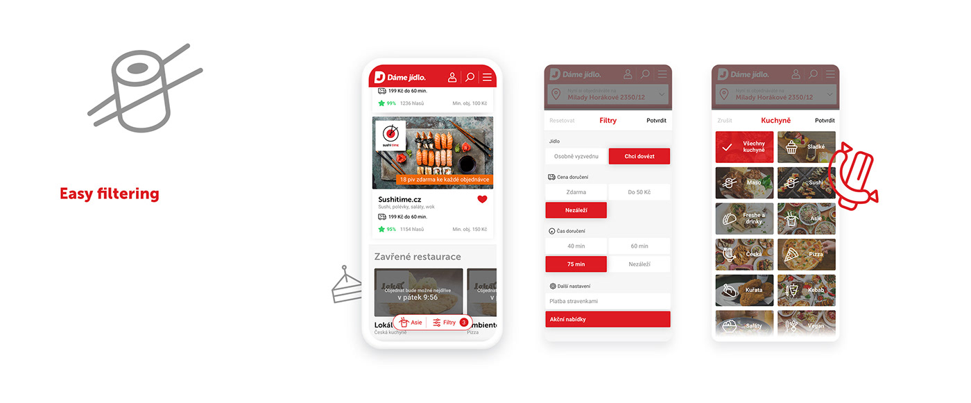 delivery Web Design  design UI ux app Food  Order