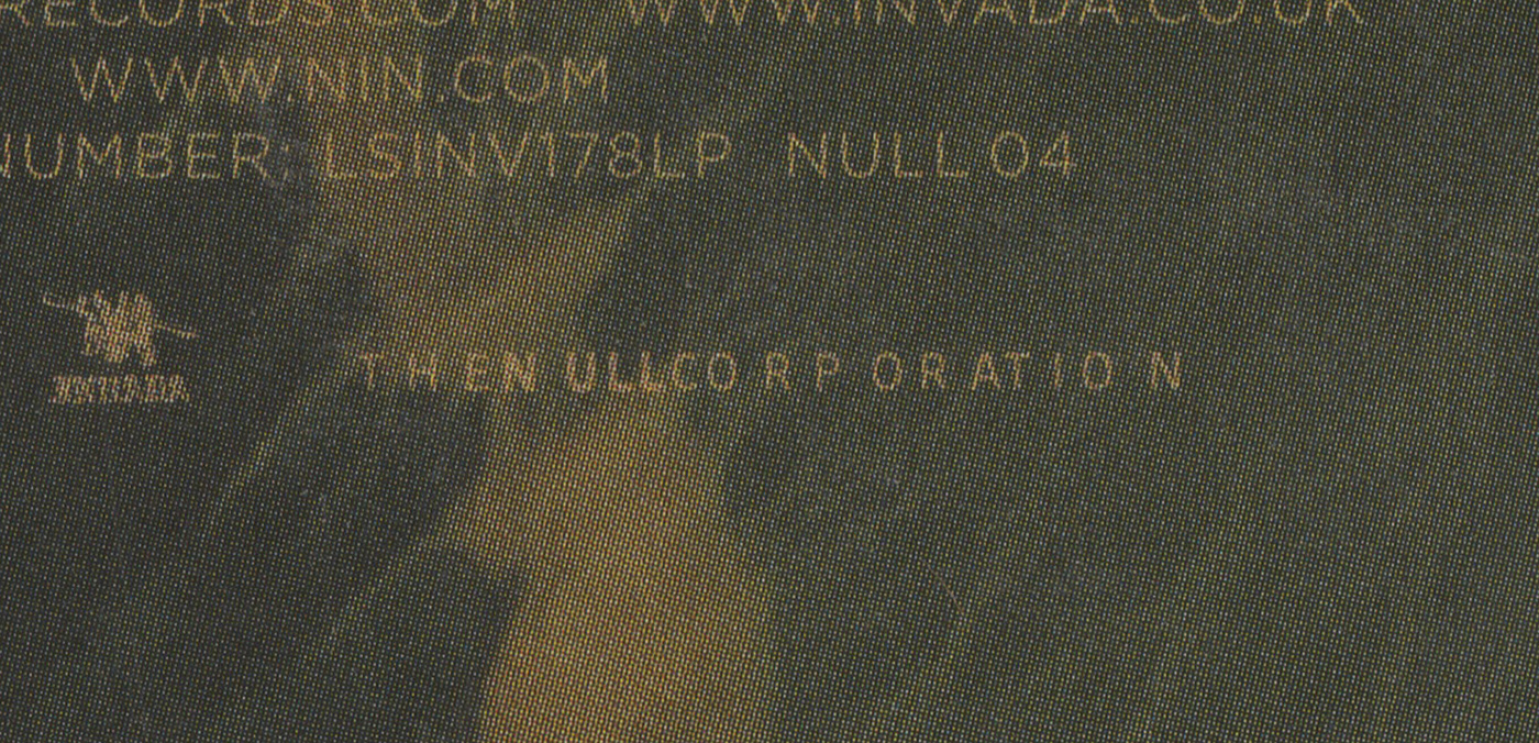 music design typography   nine inch nails nullco logo identity branding 