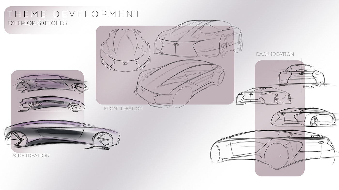 portfolio design automotive   photoshop sketch