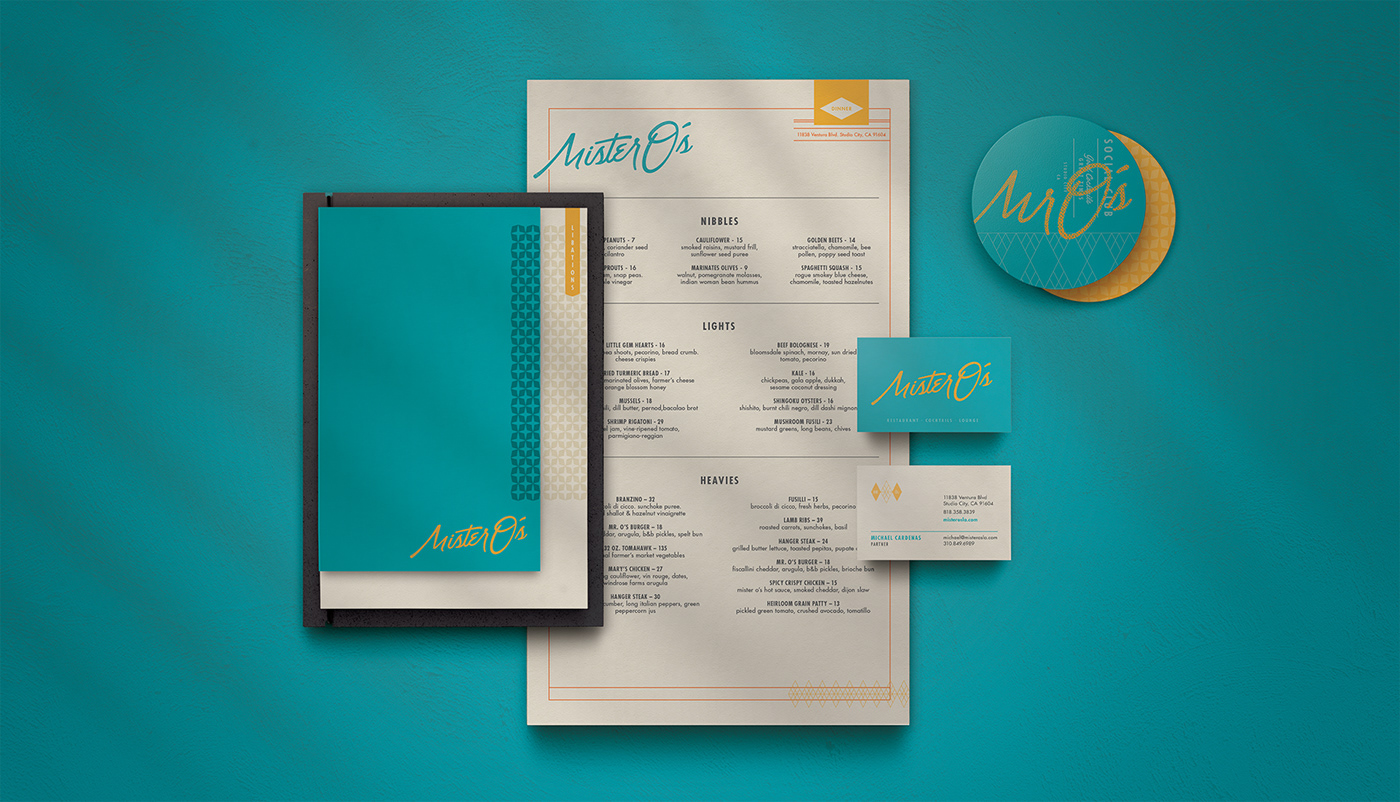 graphic design  restaurant branding  menu bar lounge logo farm design Los Angeles identity