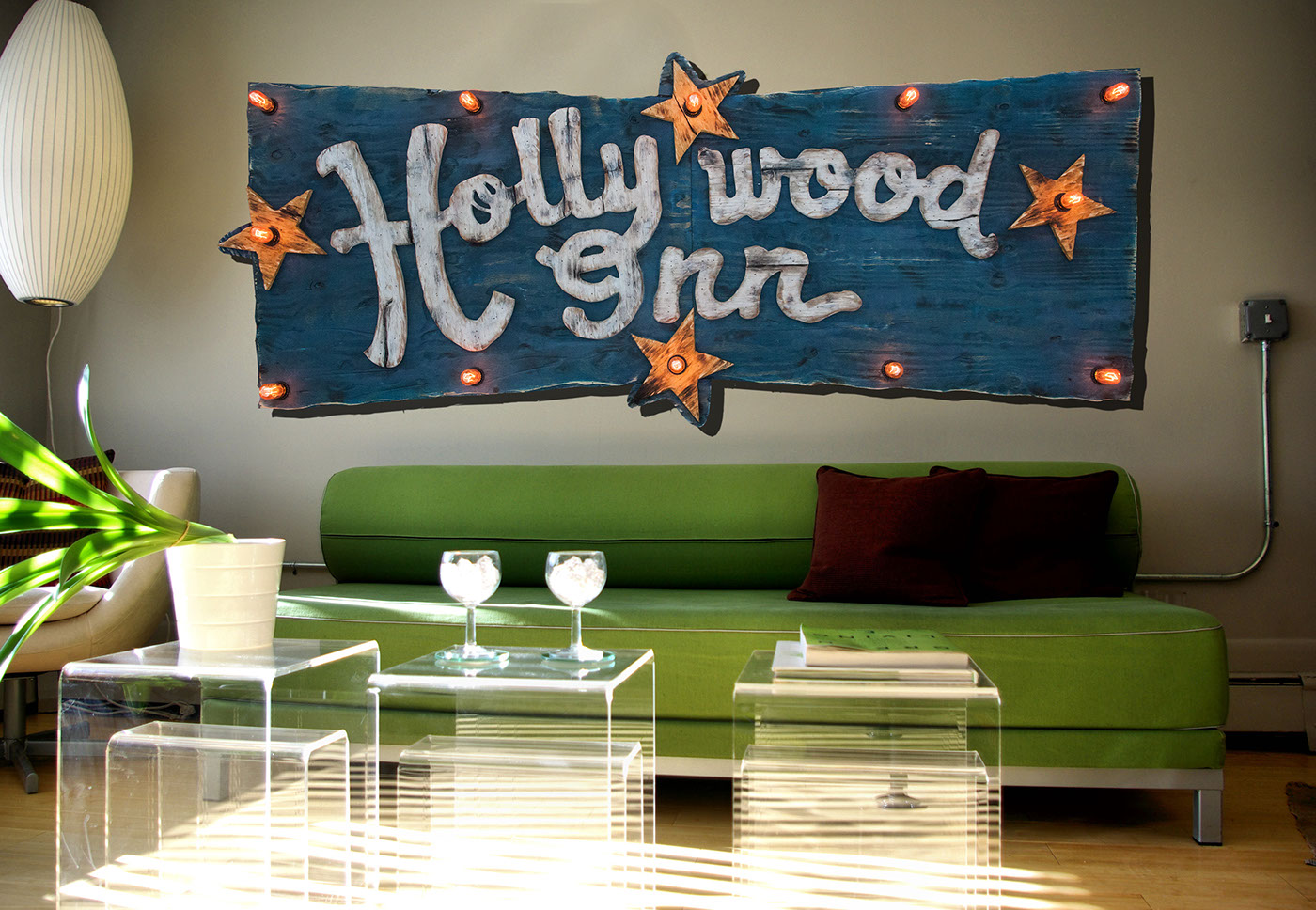 wood reclaimed signs art