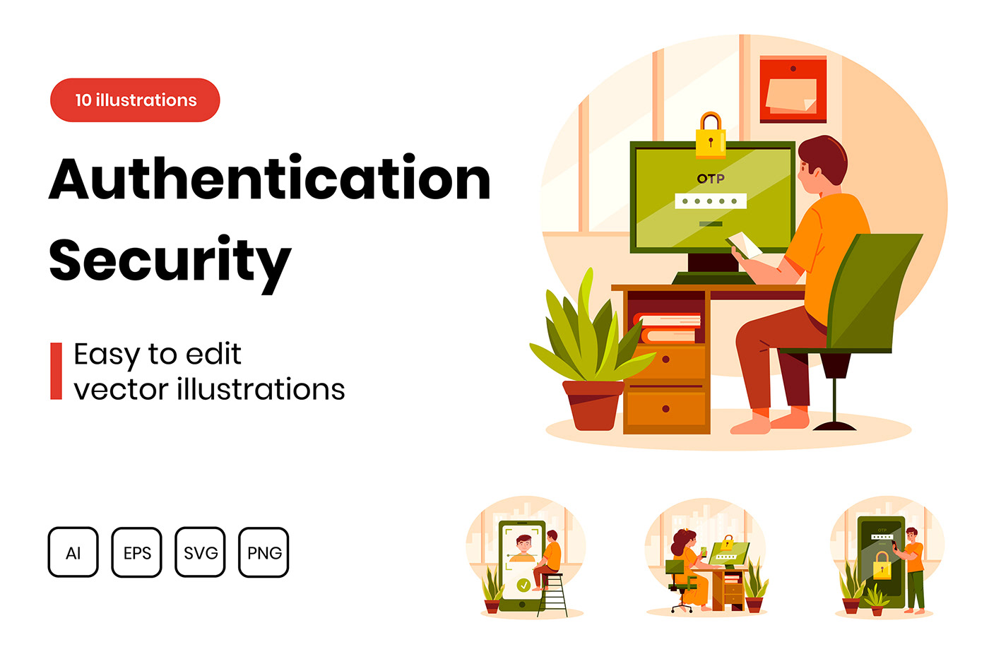 Authentication check confidential identity ILLUSTRATION  login safety Secure security tech